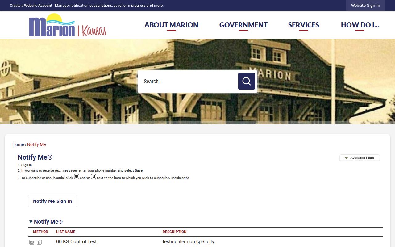 City of Marion Municipal Court information for local docket routing