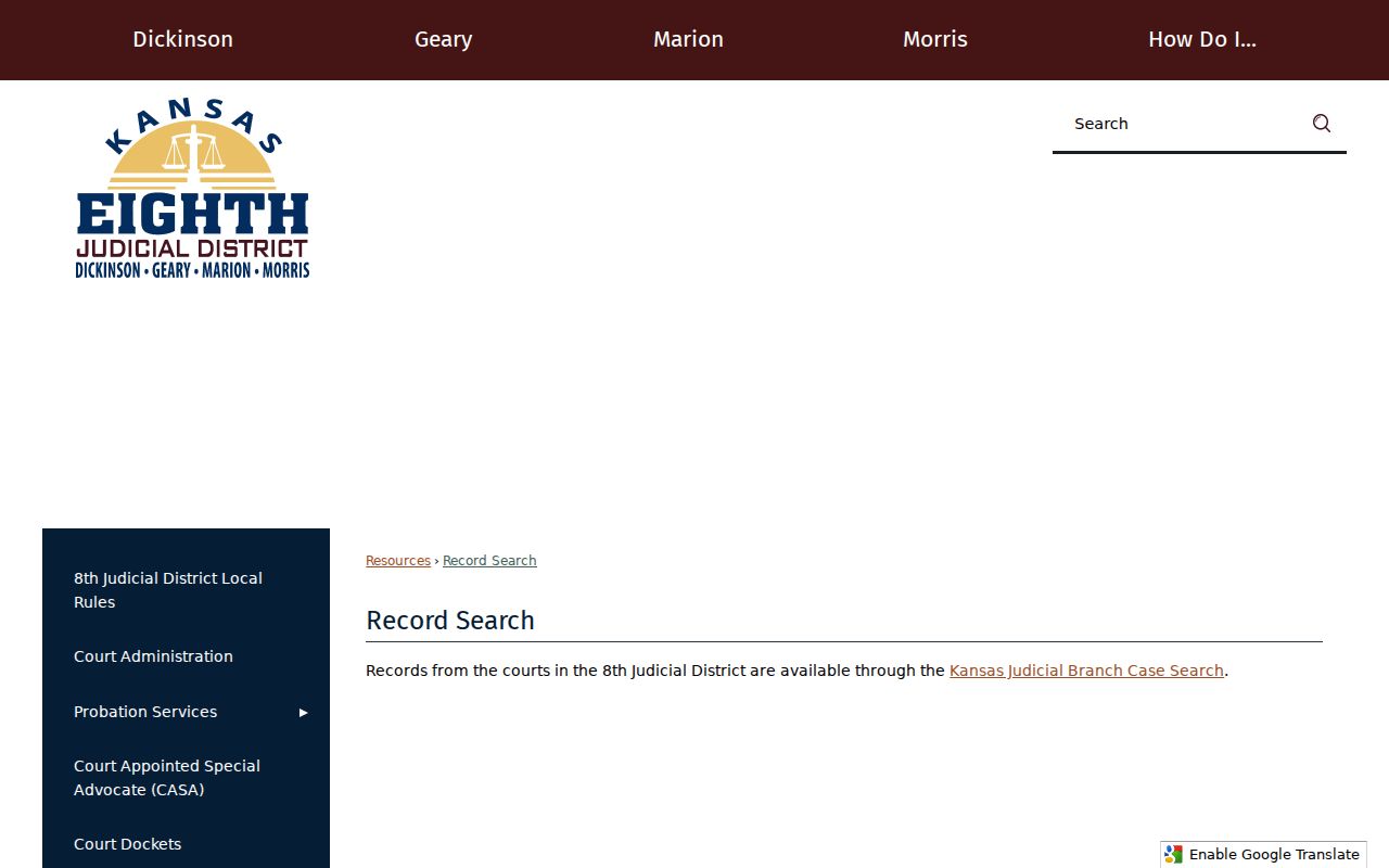 Marion County case search record search source